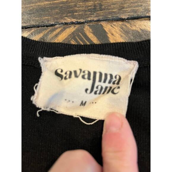 Savanna Jane Cross Stitch Embroidery Blouse Women Medium Grandma Floral Western - Picture 2 of 8